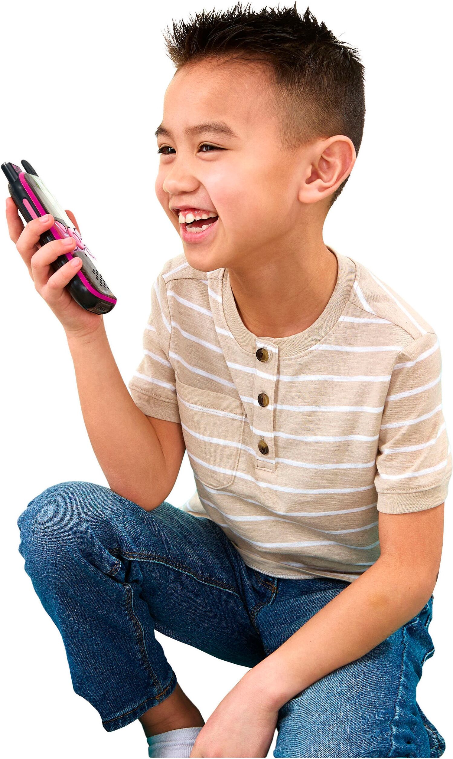 Walkie Talkie VTECH "KidiTalkie Explorer", rosa (pink), Funkgeräte, KinderB:7cm H:2,4cm L:16cm, Kunststoff, Walkie Talkie, mit Taschenlampe, B:7cm H:2,4cm L:16cm