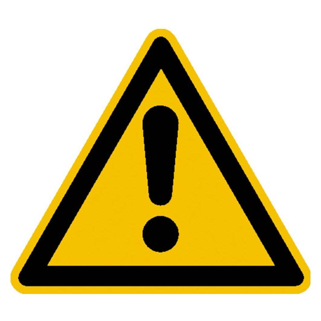 Wolk Warnschild Allgemeines Warnzeichen Aluminium 315 mm ISO 7010 1 St. (11.0198)