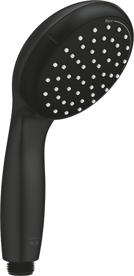 Grohe Vitalio Start douchette à main 279462430 noir mat, 2 types de jets
