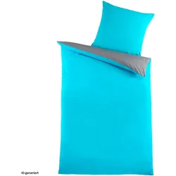 HTI-Living, Bettwäsche, Baumwoll-Bettwäsche 135 x 200 (Bettwäsche Set, 135 x 200 cm)