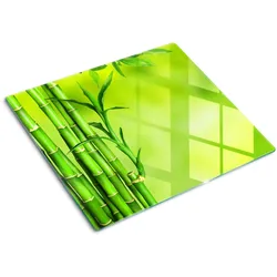 GLASPLATTE 60x52 cm Bambus