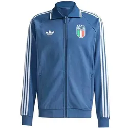 ADIDAS Herren Fanjacke Italien Anthem Auswärtsjacke, Größe S in Blau Blau