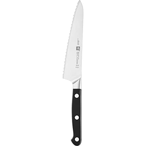Zwilling Pro compact koksmes met 14 cm lemmet, zwart en roestvrij staal