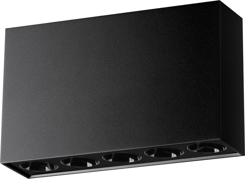 LUMILO AURORA LED plafondlamp, zwart, dimbaar