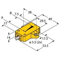 Turck Induktiver Linearwegsensor LI25P1-QR14-LIU5X2