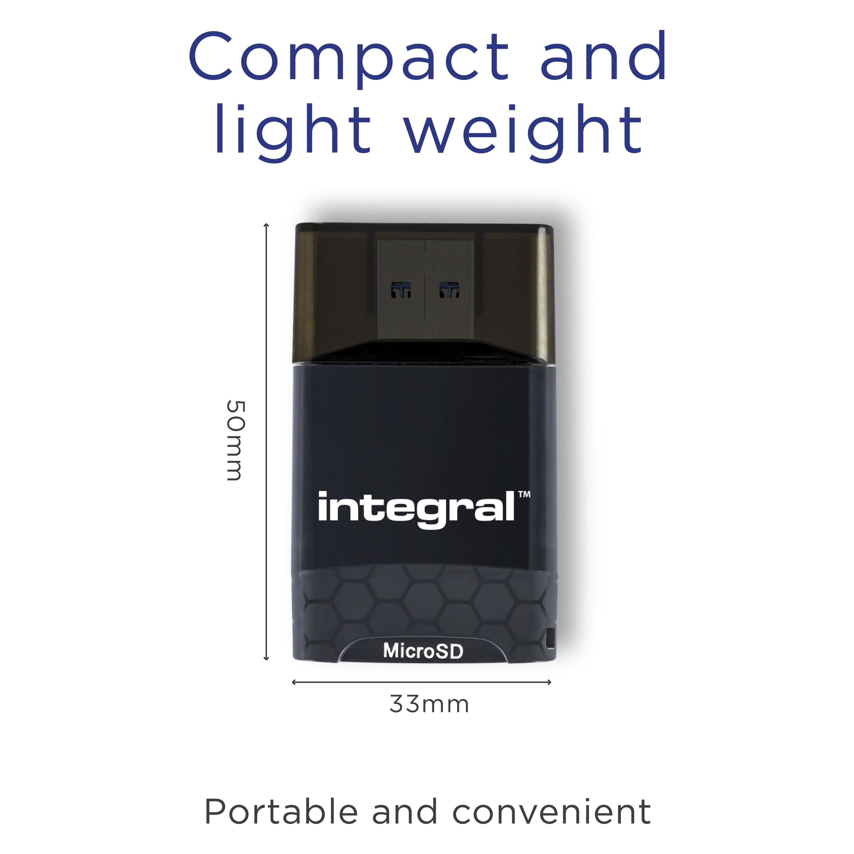 Integral Usb3.0 Cardreader Dual Slot Sd Msd Uhs2 (INCRUSB3.0SDMSDU2)