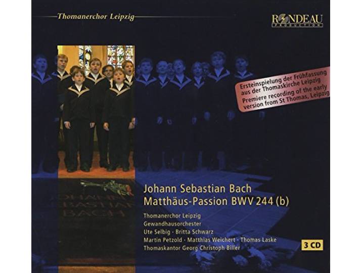 Thomanerchor Leipzig/Gewandhausorch - Matthaus-Passion (Premier Recording