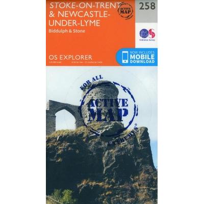 Stoke-On-Trent and Newcastle Under Lyme, Karte von Ordnance Survey, Ordnance Survey, 978-0-319-47130-2