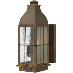 Hinkley Wandleuchte Bingham 2xE14 Sienaerde H:40,6cm L:20,3cm B:15,2cm IP44 IP44