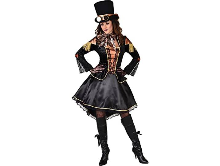 Moulin Rouge Steampunk Showgirl Vrouw Kostuum