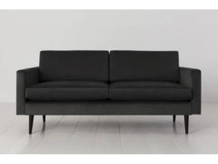Zweisitzer-Sofa Model 01, Dunkelgrau