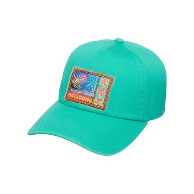 Trucker Cap BILLABONG "Grandpa", Damen, grün (grün tropics), Baumwolle, Caps