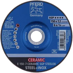 Pferd, Schleifmittel, E 150-7 CERAMIC SGP STEELOX