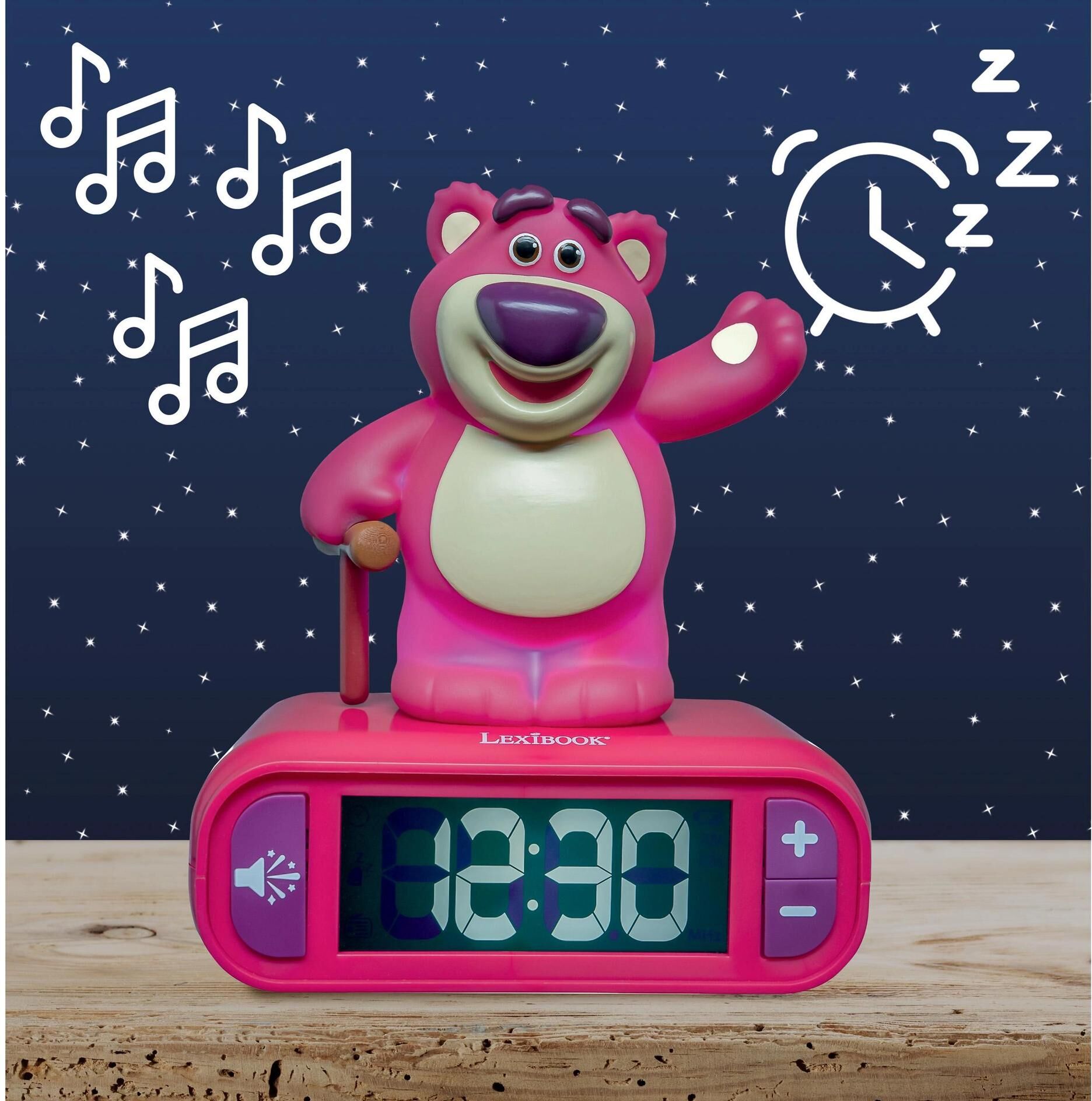 Kinderwecker LEXIBOOK "Lotso", Baby, pink, Wecker Kinderwecker pink Einheitsgröße