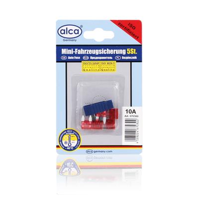 ALCA Sicherung Mini-Sicherungen 10A 5St. Blister 670300