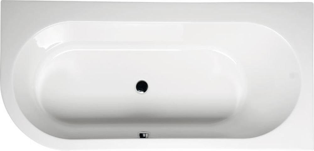 Raumspar Badewanne ASTRA 165x80x48cm rechts, weiß