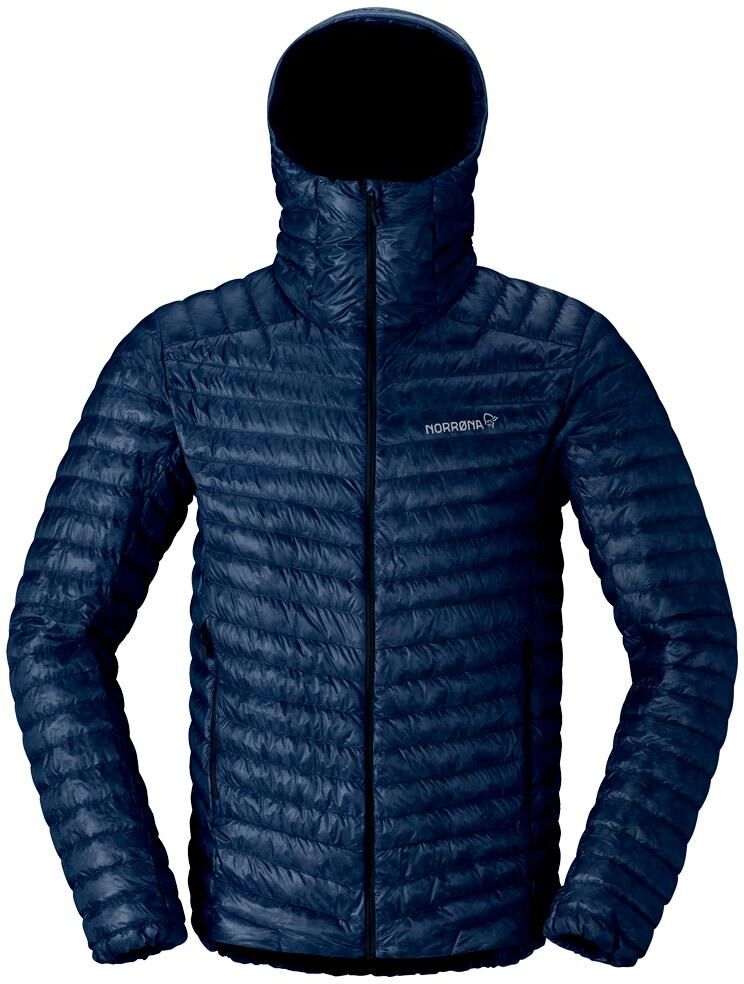 Norrona  - Trollveggen Down 800 Super Light Hood Indigo Night - XL - Doudoune
