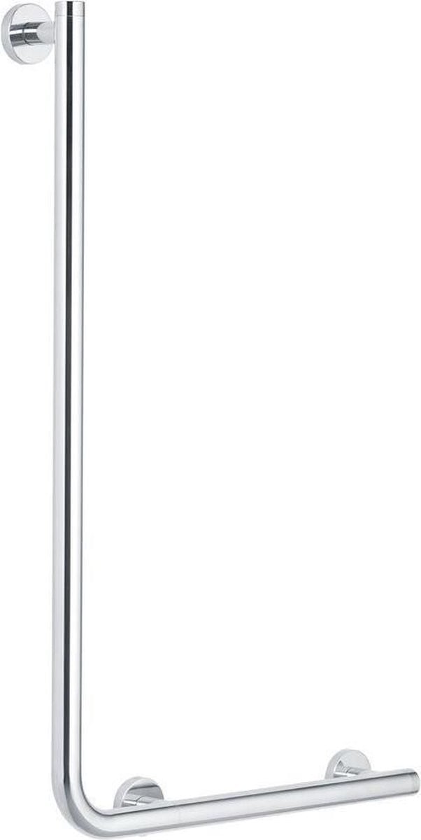 Tiger Boston Comfort & Safety Wandbeugel links 90 graden met handgreep - RVS gepolijst