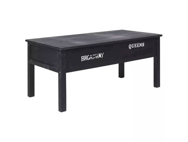VidaXL - Couchtisch holz, One Size, Schwarz