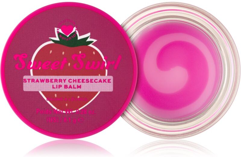 I Heart Revolution Sweet Swirl Lip Mask moisturising lip balm shade Strawberry Cheesecake 8.1 g