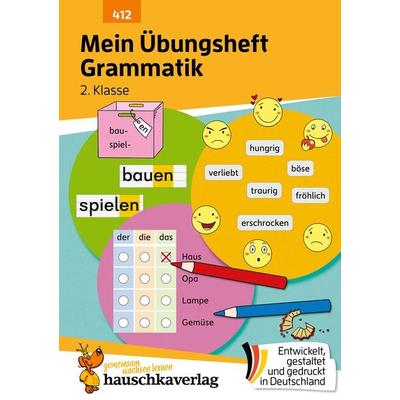 Mein Übungsheft Grammatik 2. Klasse, Geheftet von Christine Weideneder, Hauschka Verlag, 978-3-88100-412-1