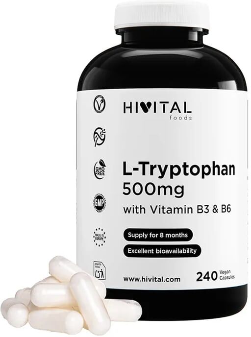 Hivital Foods L-Triptófano 500 mg 240 VCaps