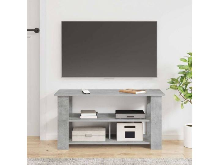 Meuble tv - meuble hi-fi Vidaxl Support de télévision Gris béton 100 x 40 x 50 cm