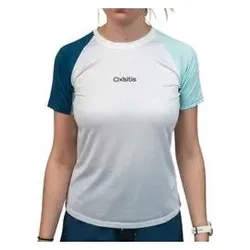 Oxsitis, Herren, Sportshirt, T-Shirt mit kurzen Ärmeln X-Train Blau/Weiss für Damen (S), Blau, Weiss