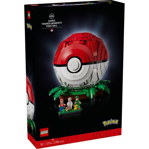 LEGO Pokemon 72154 Pokeball mit Beeindruckenden Trainermomenten