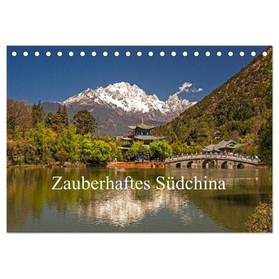 Zauberhaftes Südchina (Tischkalender 2027 DIN A5 quer), CALVENDO Monatskalender