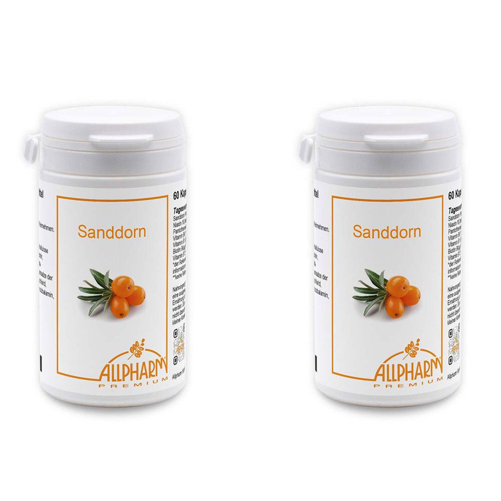 Sanddorn Allpharm Premium Kapseln 2x 2x60 St