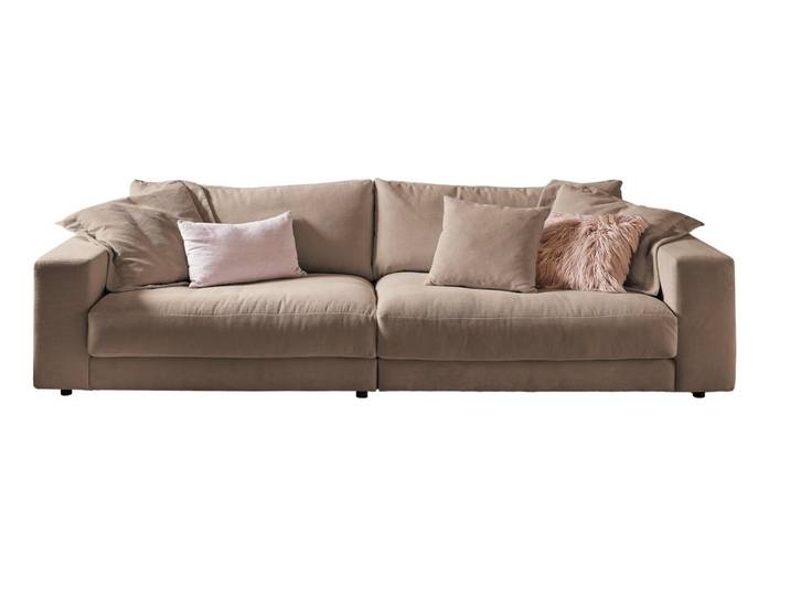 Lounge Handmade Big Sofa LH-SAMBIA, taupe, Cord