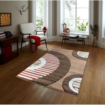 MDA Rugs Glamour Collection Geometric Polypropylene Area Rug