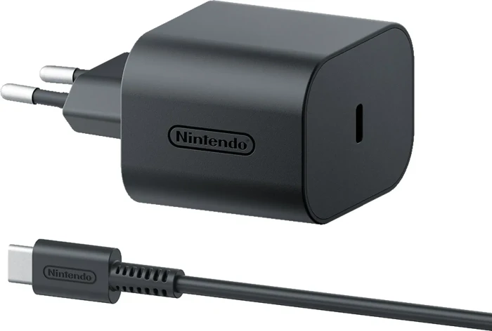 Nintendo Switch 2 Netzteil (schwarz, 1,5 Meter Kabel, USB-C)