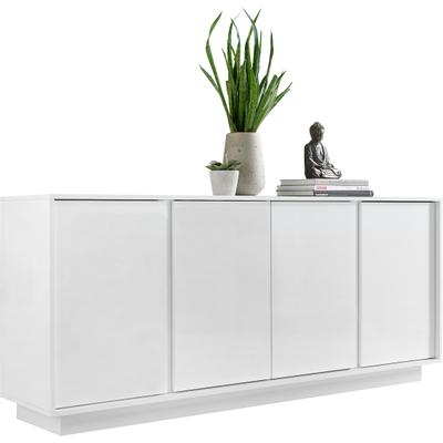 Sideboard HOME AFFAIRE "Ice", weiß (weiß hochlglanz lack), Sideboards, Sideboard, grifflos