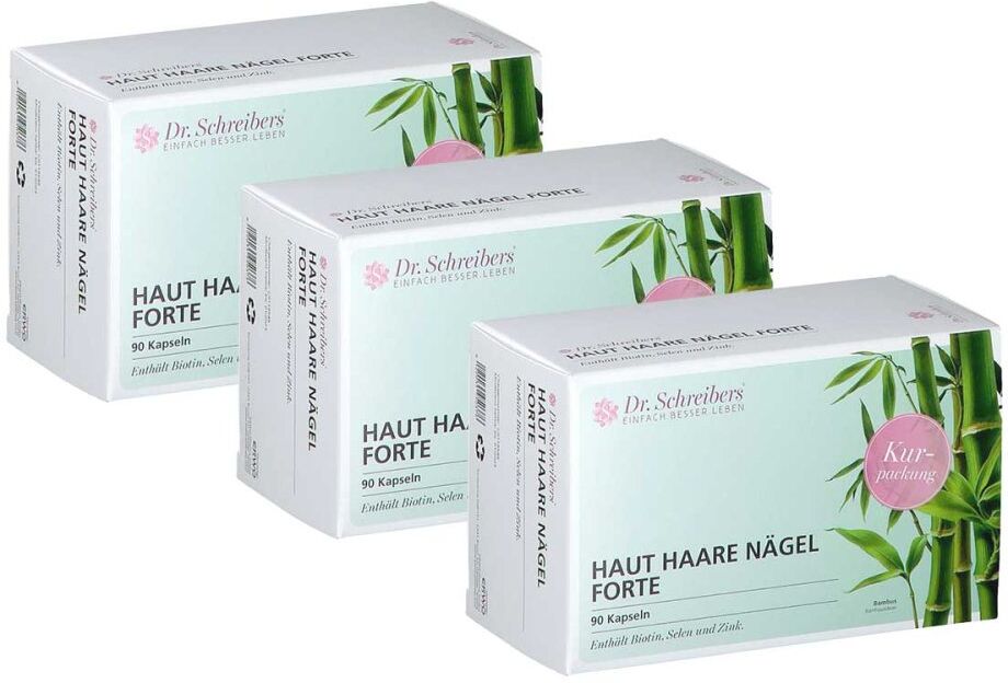Dr. Schreibers Haut Haare Nägel forte Kapseln 3x90stk