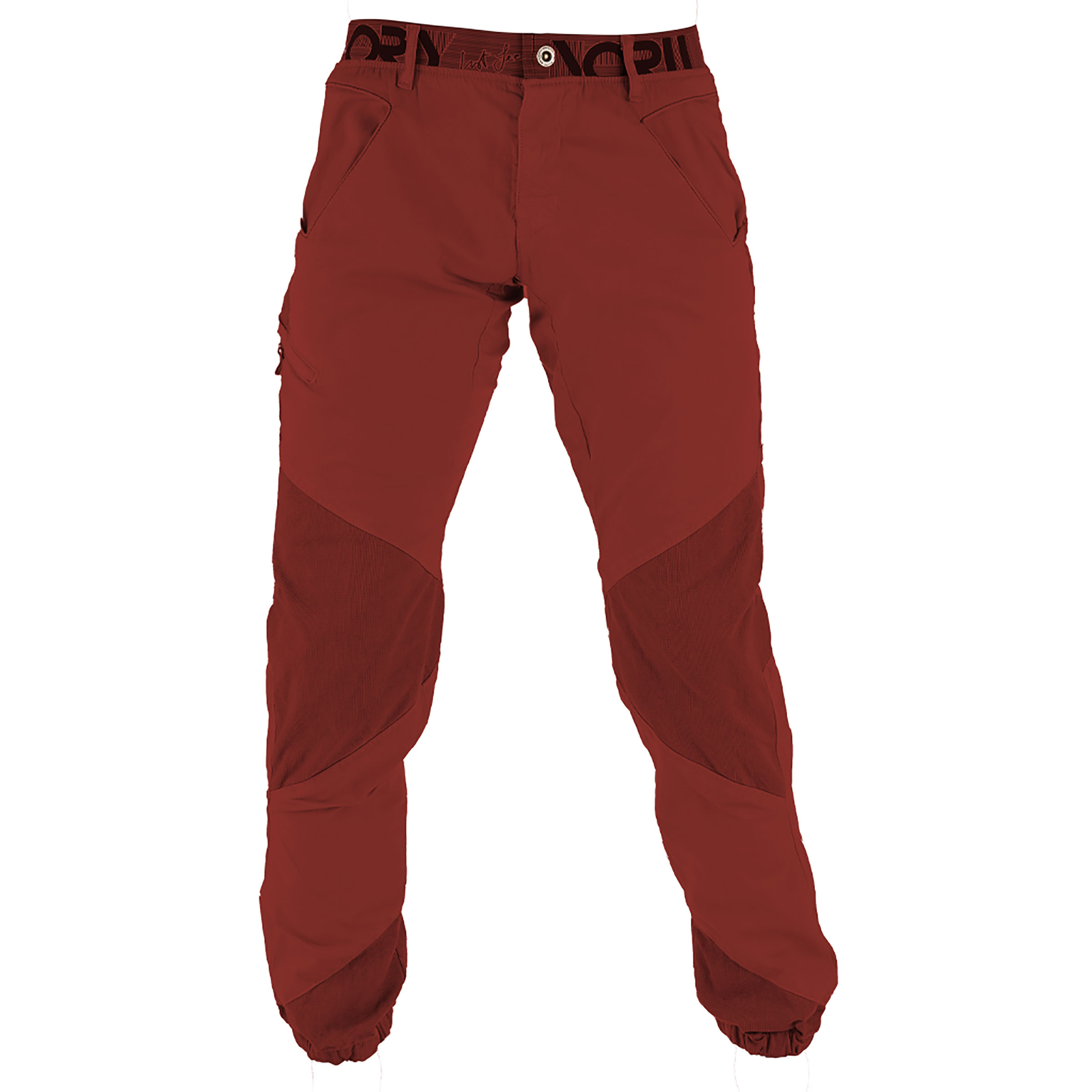 Nograd Resistant Hose Herren Kletterhose rot Größe M Bouldern | Sportklettern Widerstandsfähig