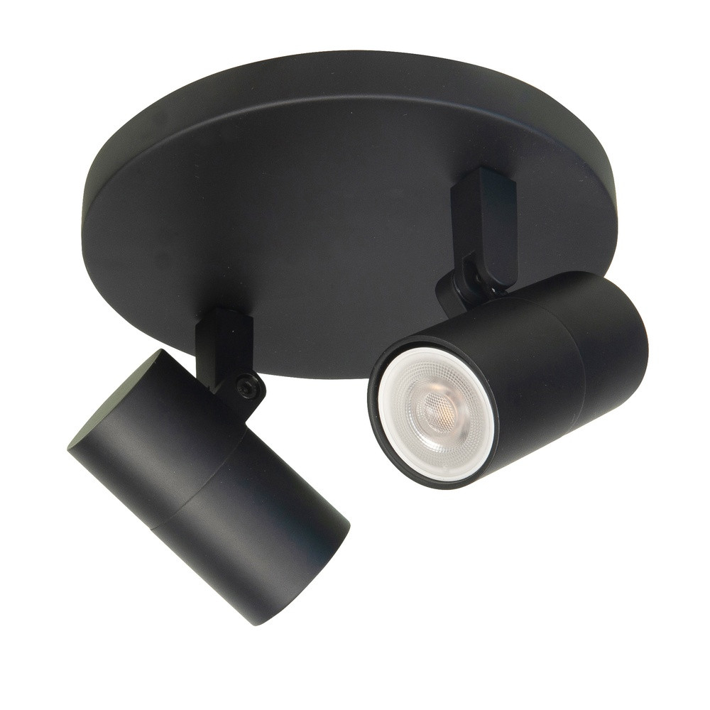 Highlight Piccolo 2-lichts opbouwspot zwart