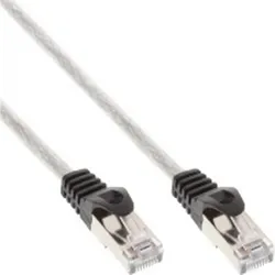 INLINE Patchkabel CAT5e 0,25m transparent