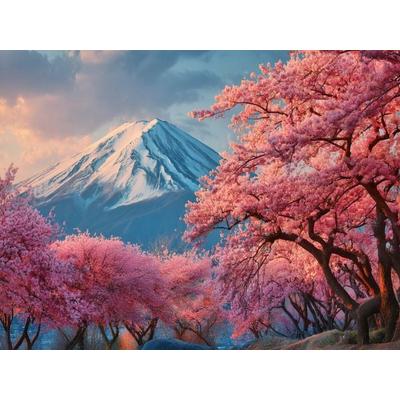 CALVENDO Puzzle Kirschblütenzauber in Japan | 1000 Teile Lege-Größe 64x48cm Foto-Puzzle für glückliche Stunden, Sonstige von , Calvendo Puzzle