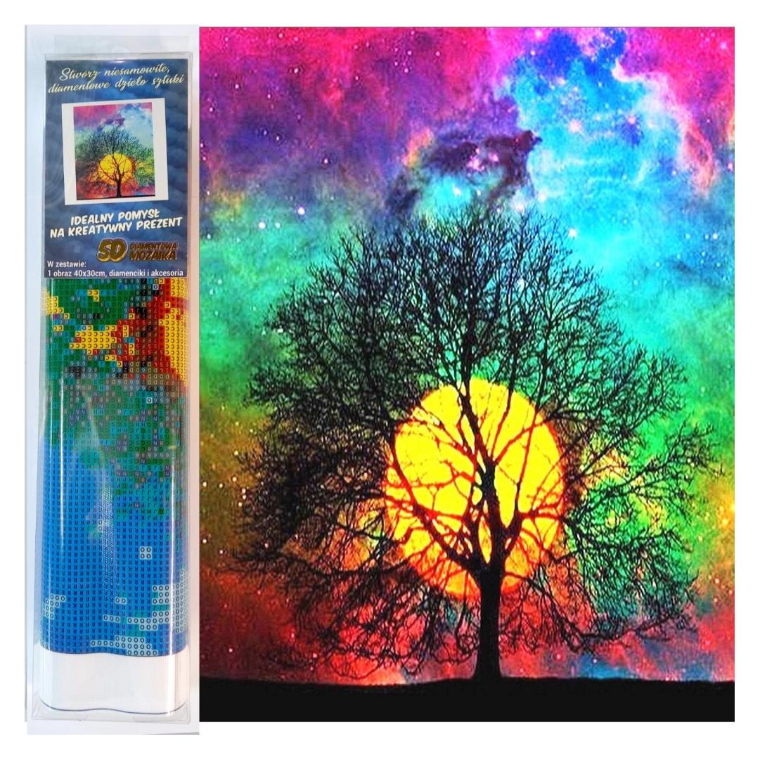 Norimpex Diamantové malování Barevný západ slunce 30x40cm (1008692)