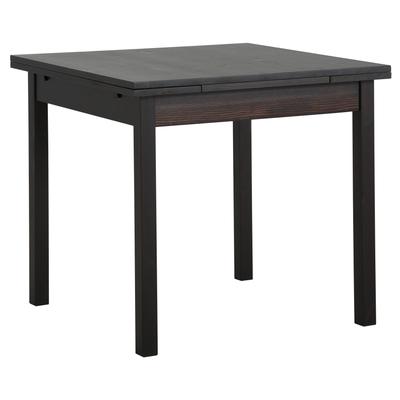 Esstisch HOME AFFAIRE "Maike, TOPSELLER", braun (dunkelbraun), B:80cm H:74,5cm T:80cm, Tische, Esstisch, Home affaire, Breite 80cm, mit Auszugsfunktion