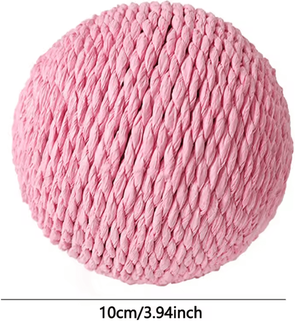 Inspire Curations SisalPaw Interactive Scratching Ball Toy pink 10ml