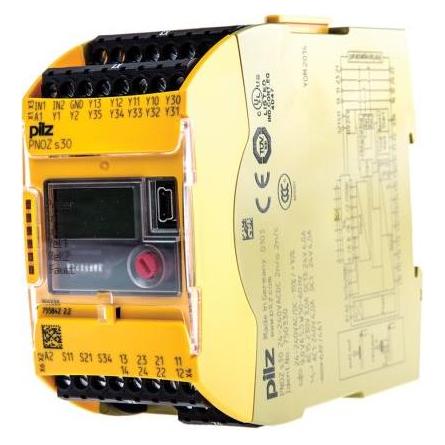 Pilz Drehzahlüberwachung 2NO/2NC-Kontakt (PNOZ S30 24-240AC/DC)