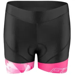 Force Mini Damen Shorts mit Polsterung Schwarz/Rosa Gr. XL