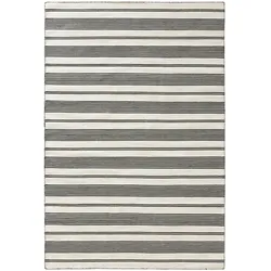 benuta Nest In- & Outdoor-Teppich Rida Beige/Schwarz 120x170 cm - Teppich für Balkon, Terrasse & Garten