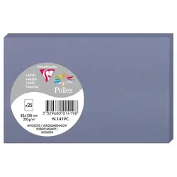 Pollen 250x Pollen, Karten 82x128 mm, 210g - Vergissmeinichtblau 1419C