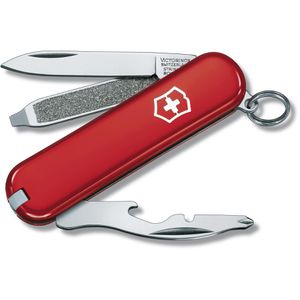 Victorinox Taschenmesser Rally, 0.6163m, rot, 9 Funktionen, mit Kunststoffgriff & Edelstahl-Zweihandklinge