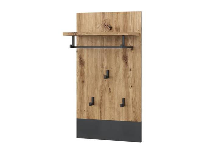 Portemanteau mural Selena 44x83cm Anthracite Vicco 50045