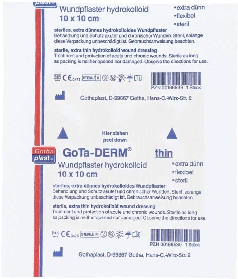 Gotha Derm Hydrokoll.pfl. 10cmx10cm